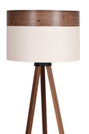 DC Lights Aledrez – Vloerlamp – Bruin / Wit – Driepoot – 142 CM