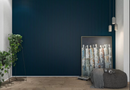 donkerblauwe houten wandpanelen voor de woonkamer, slaapkamer, eetkamer, keuken, kantoor, bedrijfsruimte, hotel, restaurant, kinderkamer. Ook geschikt voor interieur designers en binnenhuisarchitecten