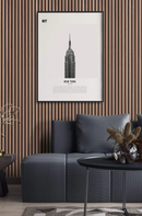 Valley Akoestische Houten Wandpaneel Caramel | 60x280cm per stuk |