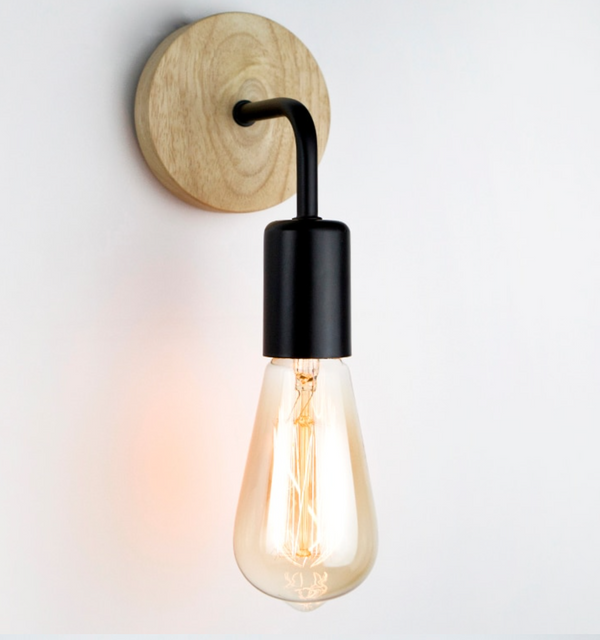 DC Lights TIRA Wandlamp Industrieel - INCLUSIEF Lichtbron E27 LED Bulb