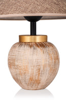 DC Lights Neru Tafellamp - Keramiek / Creme - 38cm x 30cm - Handgemaakt